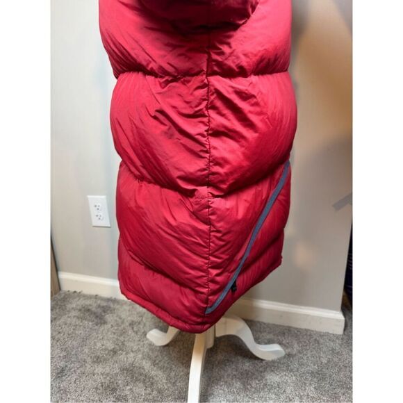 Aigle Down Filled Red & Black Puffer Coat Large - Picture 5 of 9